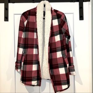 Abercrombie and Fitch Plaid Fleece